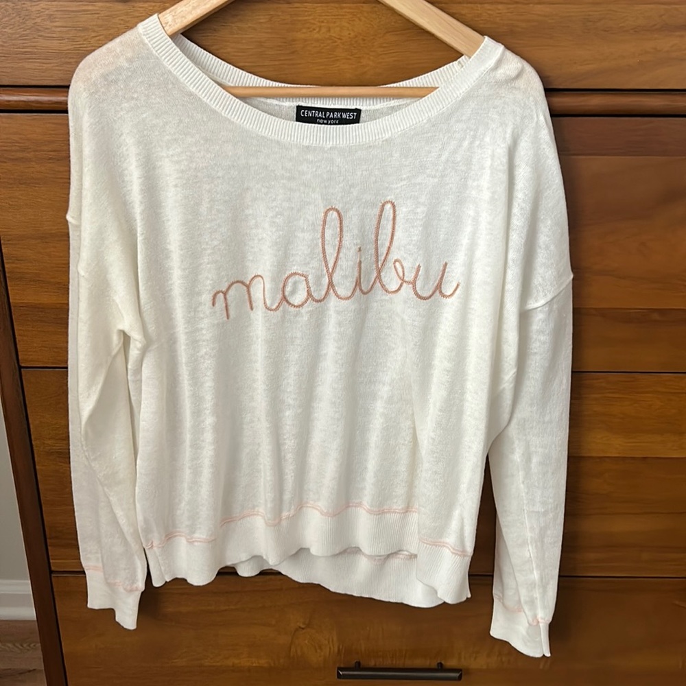 Light sweater from Anthropologie